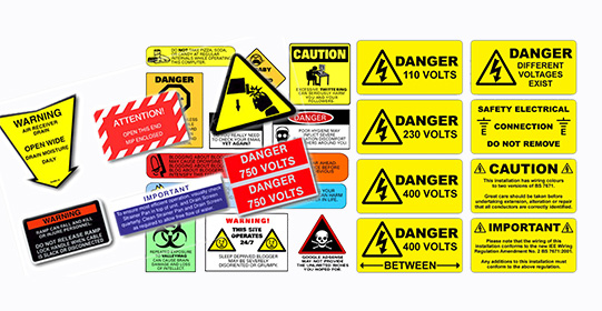 Safety Labels & Signs