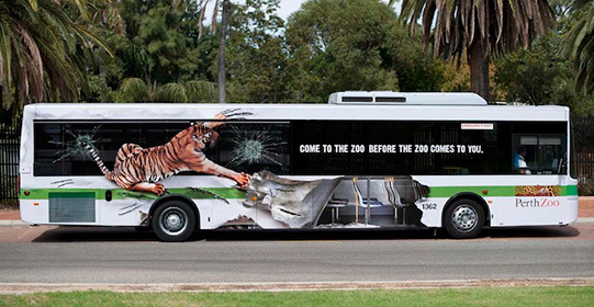 Bus Wrap Ad